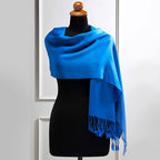 Πασμίνα Μονόχρωμη Αιγαίον Blue